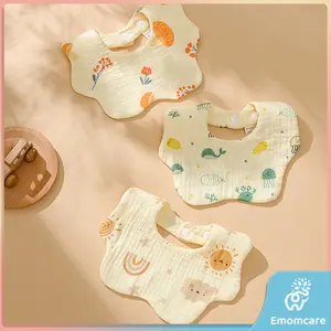Celemek Bayi Premium 25 *25 cm Softcotton Baby Slaber Baby Bibs Cloth Bib Bahan Bamboo Celemek Kain Anak bayi menyerap maksimal
