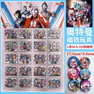 (20 PCS) MAINAN LEMBARAN MAGNET KANCING KARAKTER/ MAGNET TEMPEL