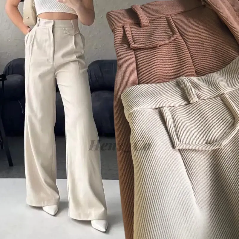 ORO PANTS KNIT - Loose Pants Trouser Wanita - Celana Anti Kusut - Celana Kulot Wanita