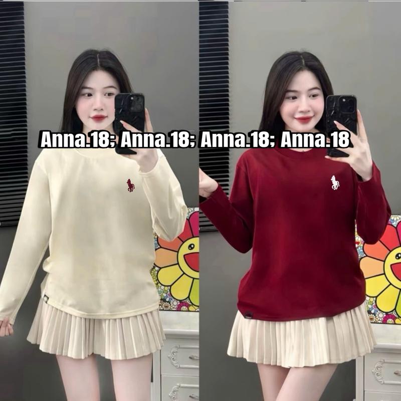  ÁO THUN 4 CHIỀU FORM VỪA DƯỚI 58KG CHẤT MỀM   THÊU NGỰA DÀI TAY 4 CHIỀU    HÀNG HOT  