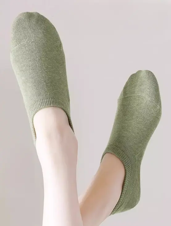 kaos kaki pendek semata kaki wanita polos hidden Women socks - Kaus Kaki Katun Abg Korean Japanese Sock Bawah mata kaki AP10 5