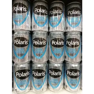 Polaris soda water kaleng 330ml isi 24