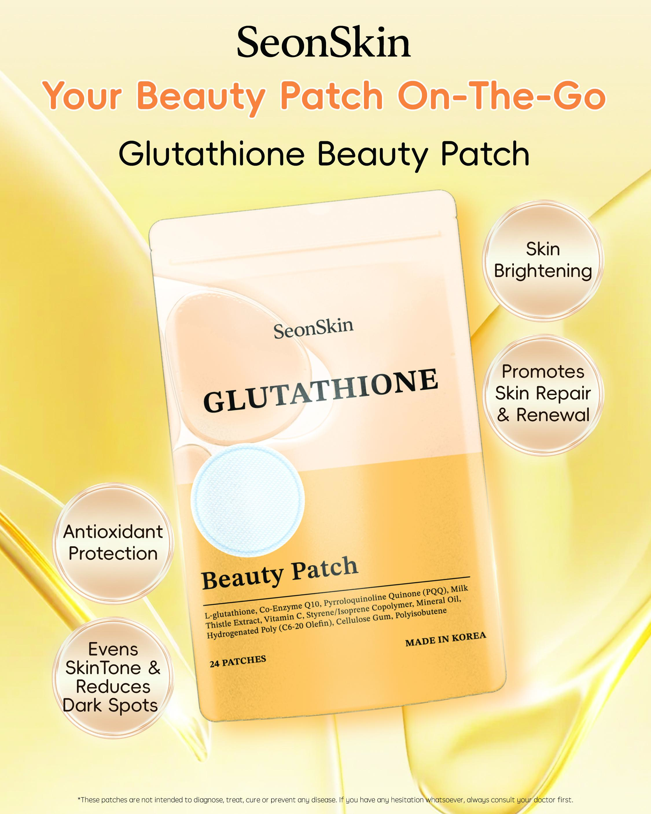 SeonSkin Glutathione Beauty Patch (24 Patches) — Brightening & Antioxidant Skin Patch