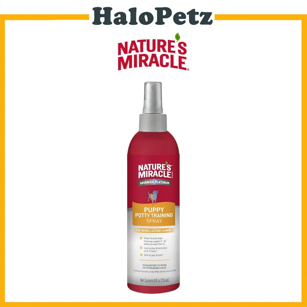 Nature's Miracle Advanced Platinum Potty Training Spray for Puppy (8oz)