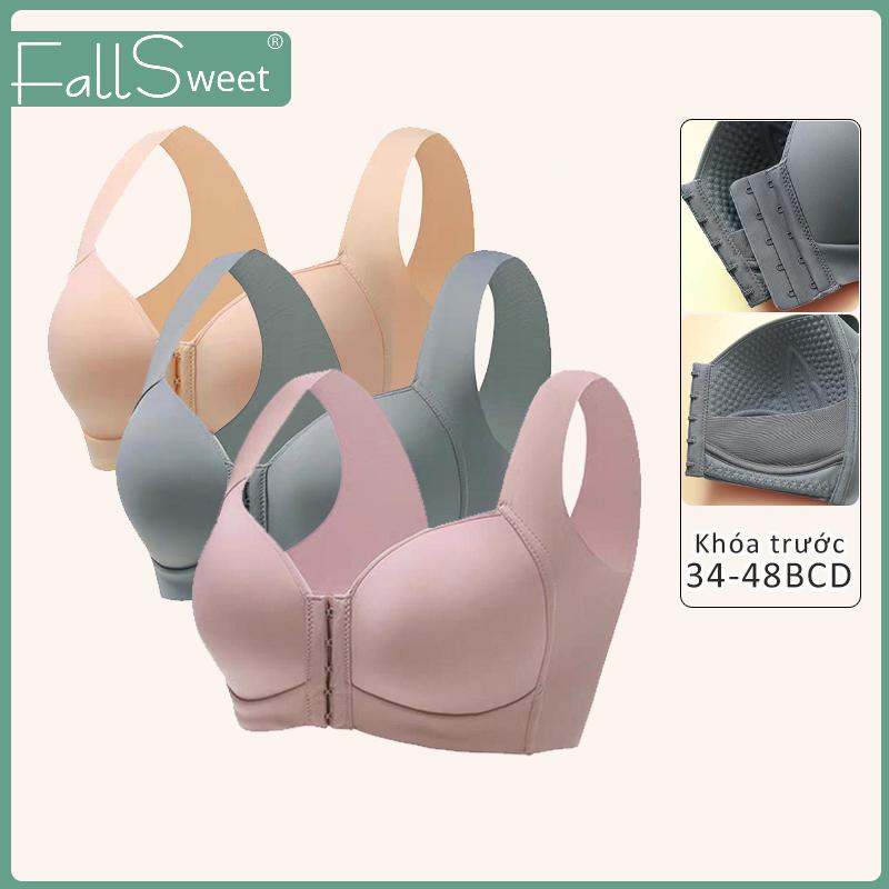  Áo Ngực Nữ FallSweet Đóng Trước Không Dây Đồ Lót Liền Mạch Áo Ngực Nâng Ngực Áo Ngực Ngoại Cỡ Đồ Lót Nữ Áo Vest 