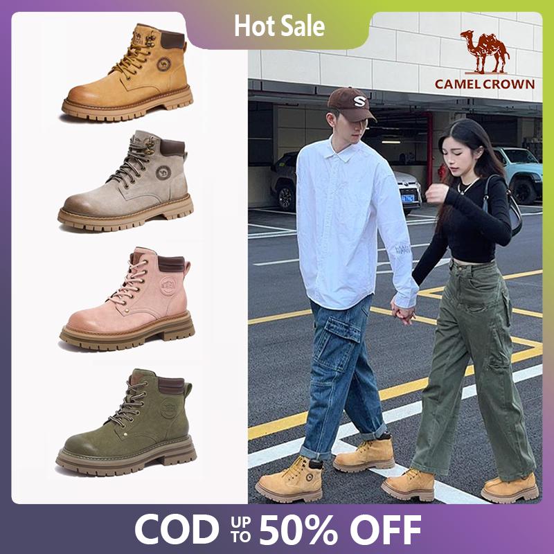  Bốt Chống Thấm Nước Vương Miện Lạc Đà Dành Cho Nam Và Nữ Thiết Kế Cổ Cao Mới Màu Vàng Không Trơn Trượt Thích Hợp Cho Các Hoạt Động Ngoài Trời Đi Bộ Đường Dài,GE122W7757T 