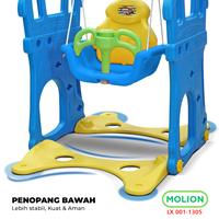 Gambar Mainan Prosotan Ayunan 5in1 Bahan HDPE Swing Slide Seluncuran SNI Ayun Perosotan Prosotan Ayunan Mainan Anak Anak Swing Slide 3in1 Berstandar LX 001-M1301 - M1301 BIRU 3in1 dari Calary Toys Kota Surabaya 5 Tokopedia