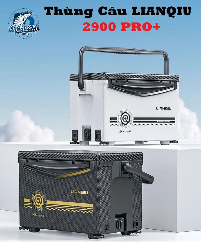 Thùng Câu Đài LIANQIU 2900-PRO+ Phiên Bản Limited 29L Không Tựa Nắp Cacbon Cao Cấp