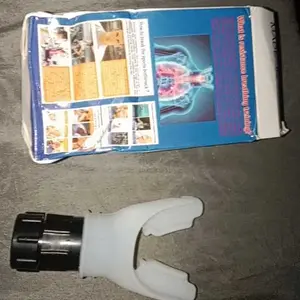 Silicone Mouthpiece Respirator - Alat Latihan Pernapasan & Penguat Paru-Paru untuk Olahraga A225