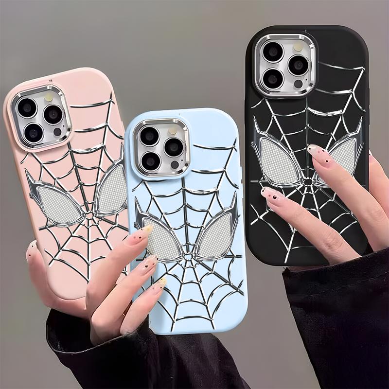Spider-Man Soft Case Hp Casing Untuk iPhone 15 14 13 12 11 8 7 6 6S X XS XR Pro Plus Max SE Mini 2020 2022 Chubby Softcase Kesing C5-0474 0