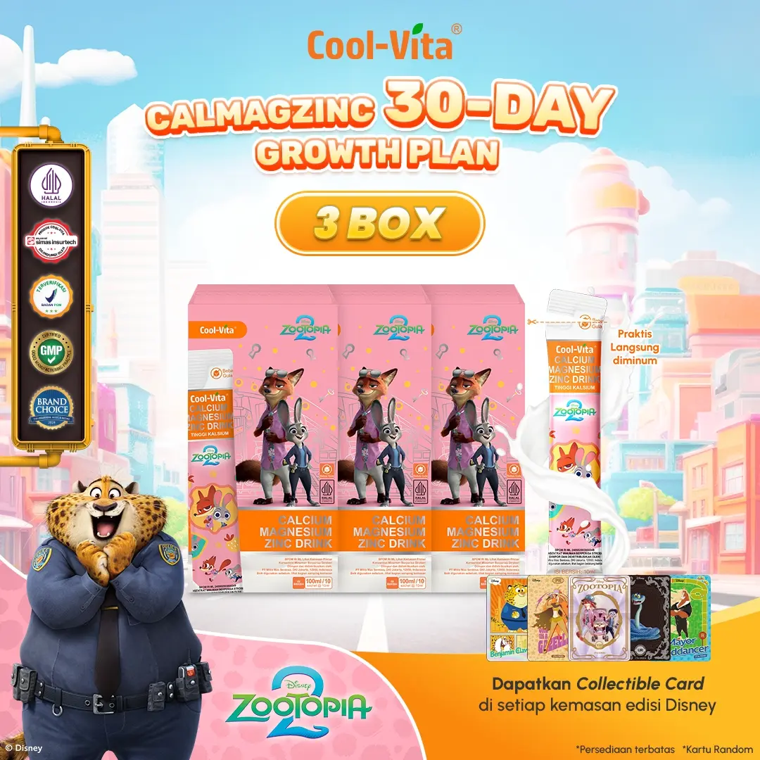 3 Box Calmagzinc (30 Sachet)