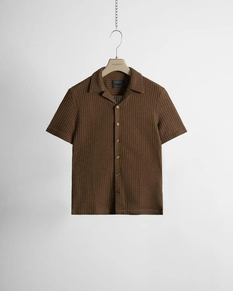 Áo Sơ mi Ngắn tay Premium Relaxed Fit Highway Menswear Frey
