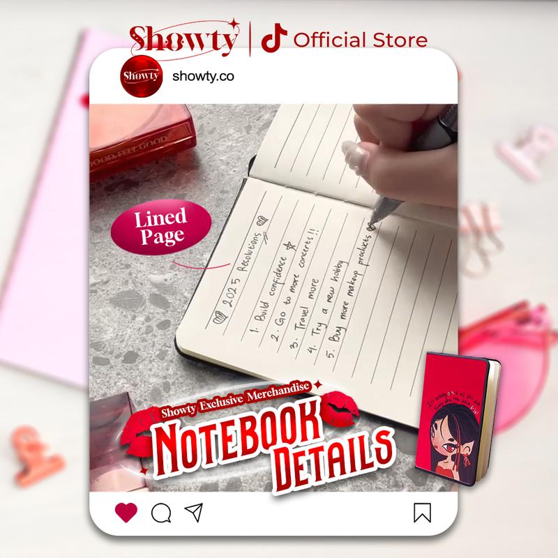 Showty Exclusive Merchandise Notebook Mature Fun Playfull 3