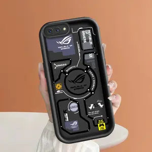 Case HP Untuk OPPO A3S A12E Casing Phone Mode Softcase Kesing Soft Silikon Sofcase Cassing Cesing Kasing Chasing 5055 Warna Hitam Dan Putih Tahan Jatuh
