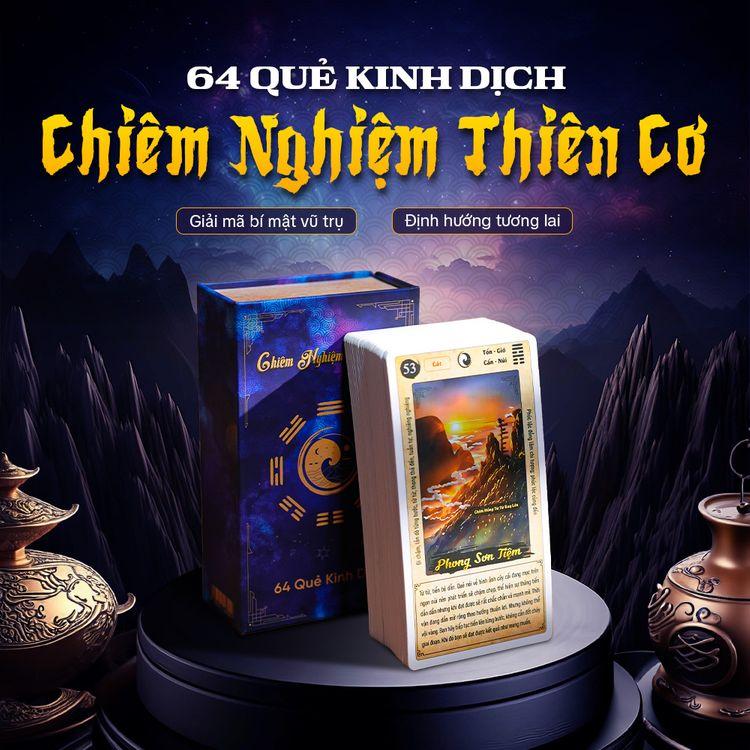  Bộ Bài 64 Quẻ Kinh Dịch - Chiêm Nghiệm Thiên Cơ | Thẻ Bài  64 Lá  Đạo Quân Tử 