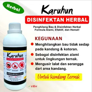 Karuhun Disinfektan - Penghilang Bau Amonia untuk Kandang Hewan ayam bebek sapi dan lainnya