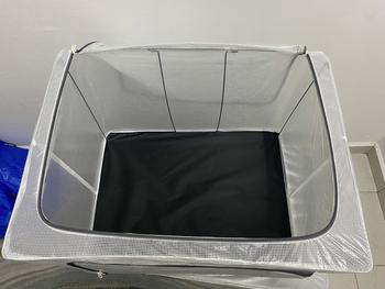 Product Review of PANDA 24/66/110L Large Transparent Foldable Storage Bag Clothes Organizer Clothes Storage Bekas simpan baju kotak simpanan from h**i 1