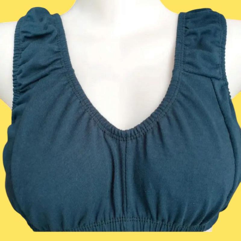 isi 5pcs Super JUMBO BB 80-140 kg,MINISET DEWASA,MINISET BUSUI Wanita Katun BH Cantik bra cup besar tanpa kawat Cewek 2