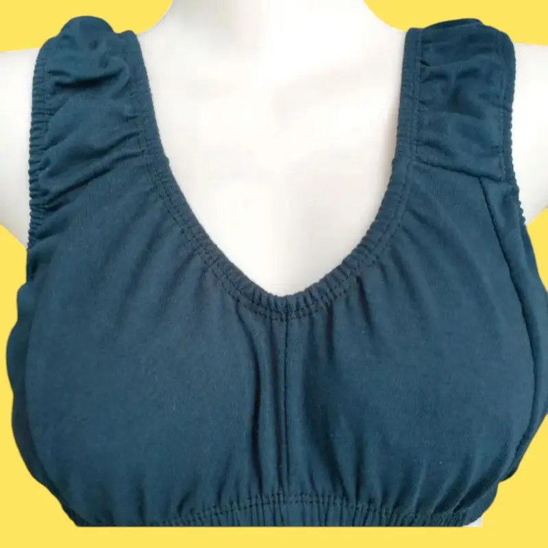 isi 5pcs Super JUMBO BB 80-140 kg,MINISET DEWASA,MINISET BUSUI Wanita Katun BH Cantik bra cup besar tanpa kawat Cewek 2