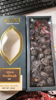 Product Review of [AYAT Date] Kurma Ajwa Premium dari Madinah, Arab Saudi – Besar, Lembut & Berkhasiat | Pilihan Terbaik untuk Ramadan 2025 & Hadiah | Makanan Sunnah from M**s 0