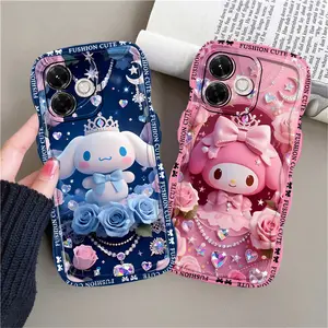 Softcase Gelombang Bening Compatible For CaseOPPO A3X A5i Terbaru 2025 - Tersedia untuk semua type HP -RJ2462