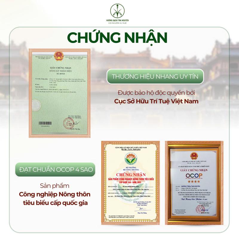 Product Introduction of Hương sạch Tân Nguyên, hương bài, nhang thơm được làm từ rễ cây hương bài hộp 45 viên dùng cho lư xông Dầu Thơm Phòng Dầu Thơm 10