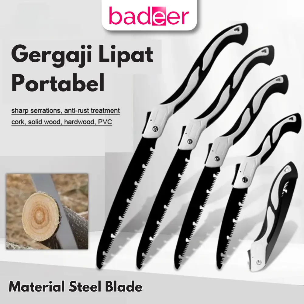 Gergaji Lipat Portabel Folding Wood Hand Saw Multifungsi