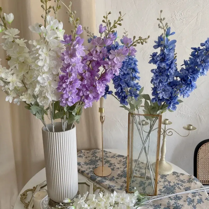 85CM Artificial Hyacinth Artificial delphinium Artificial Flower For Wedding Banquet Bedroom Wedding