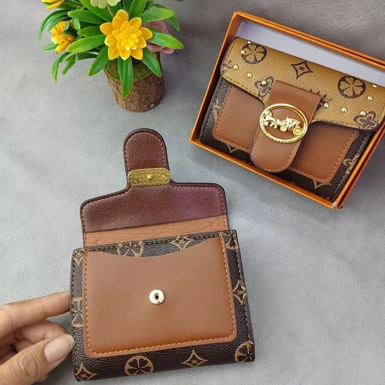 Ví Ngắn Viễn Dưỡng Nữ, Hàng Mới Về, Có Ngăn Đựng Thẻ, [CS] Hình Chữ Nhật Wallet 2