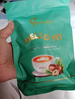 Product Review of HELLOFIT COFFEE LATTE HAZELNUT ORIGINAL HQ from 🌻**🅵 0