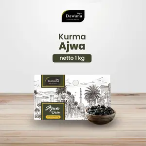 Dawana Kurma Ajwa Dawana Premium Fresh 500gr & 1kg