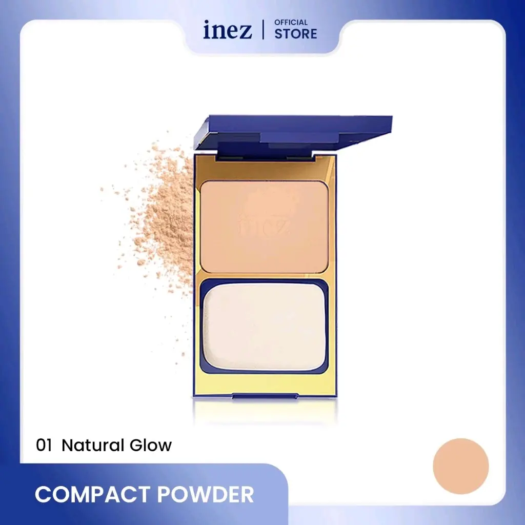 Inez Colour Countour Plus Compact Powder/Bedak padat/bedak compact Wajah