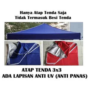 TERPAL ATAP TENDA 3X3 ANTI UV PANAS AIR