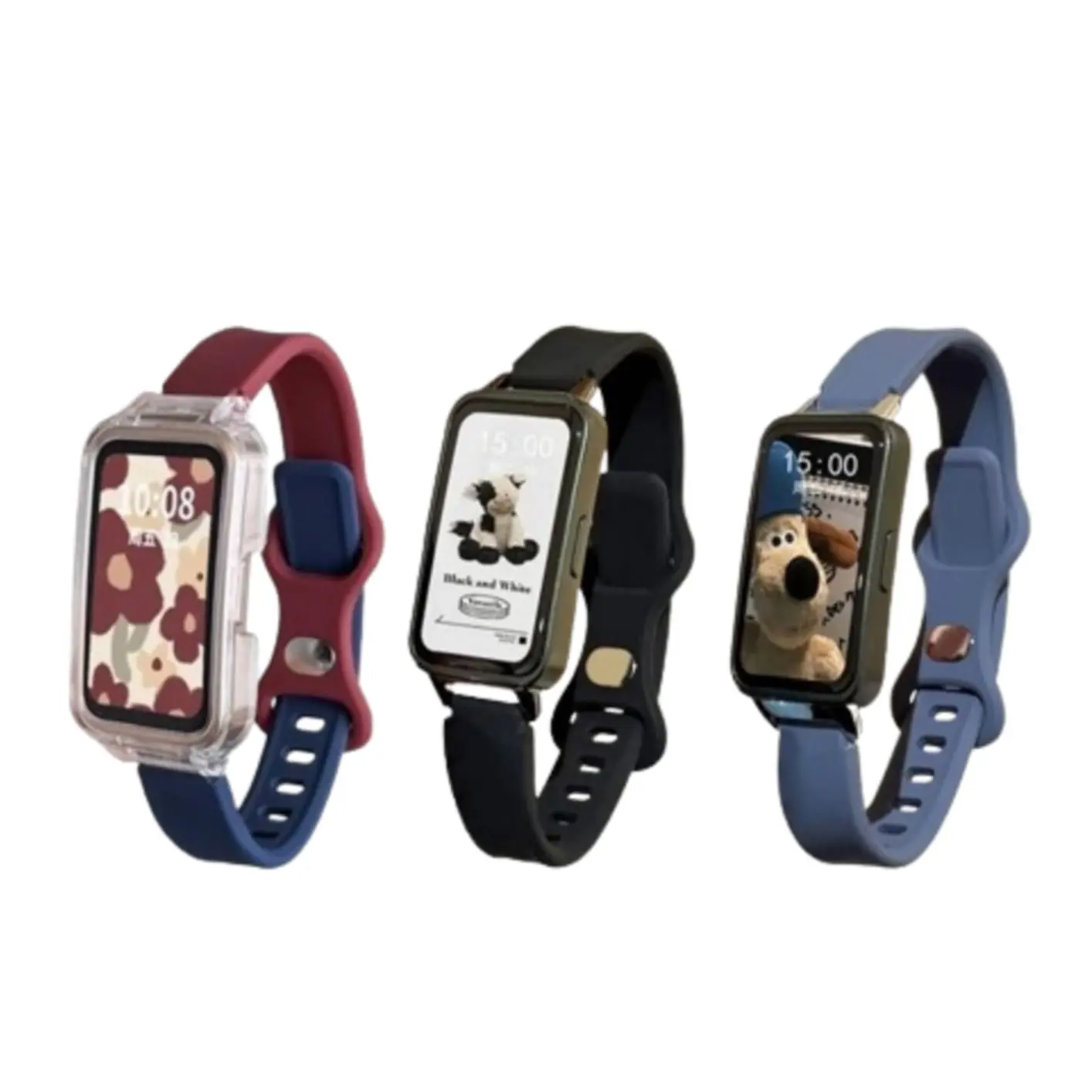 Strap Premium Dual warna Untuk Huawei Band 8 / Huawei Band 9 / Huawei Band 10