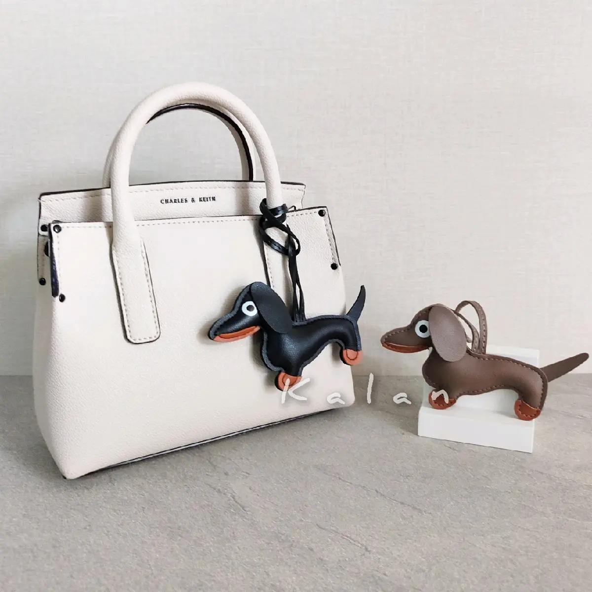 KALAN Gantungan Tas/Kunci Anjing Dachsund Bag Charm