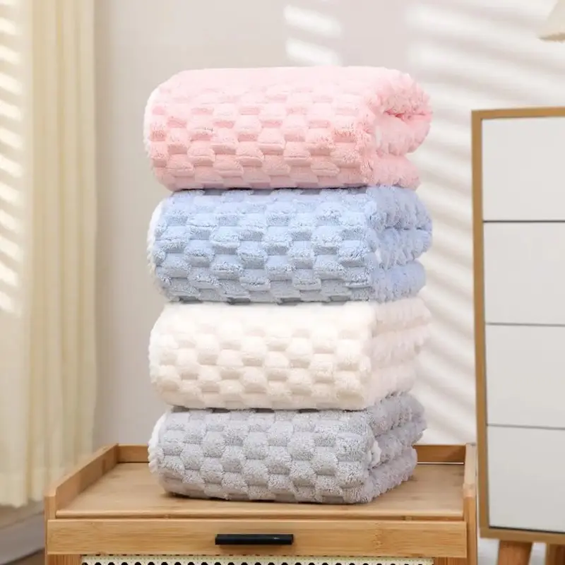 KUP- 2 PCS Handuk Microfiber Tebal TEBUS MURAH Ukuran 70 x 140 cm 8