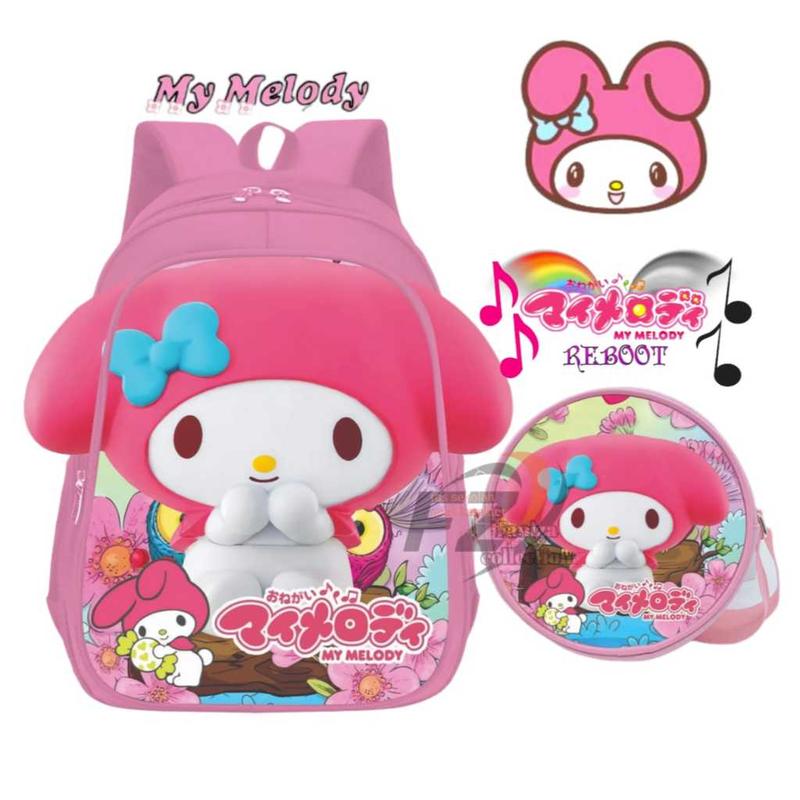 TAS KUROMI MY MELODI RANSEL ANAK SEKOLAH TK/PAUD/SD TERBARU BISA BAYAR DI TEMPAT COD 3