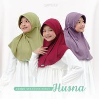 Gambar Applekidz Kerudung Bergo Anak Sekolah  Usia 6-14 Tahun Hijab Instan Tali Serut  Little Husna   Muslim Renda Katun - Black, Size L ( 6-14 Thn ) dari Applekidz Indonesia Official Kota Bandung 3 Tokopedia