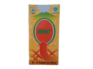VERMINT 12 Kapsul Ekstrak Cacing Obat Demam Tipes Typus