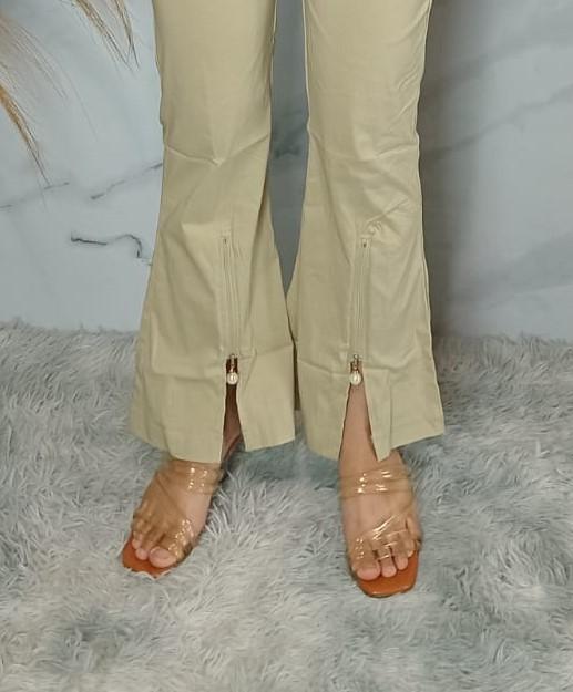 Product Introduction of Cutbray pants / Celana Cutbray Belah Depan Resleting Bahan Softjeans Import / Streach / High Waist 17