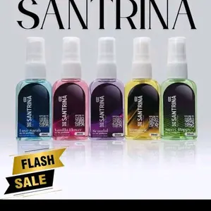 [BELI 1 DAPAT 5] Santrina Parfum New 30ml BPOM Wangi Alami Tahan Lama Macam Varian Aromanya Cocok Untuk Cewek dan Cowok