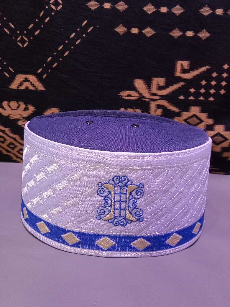 Product Introduction of Peci Asaghofah Motif Logo Pintu Aceh Songkok Kopiah Muslim Premium Halus Lembut 4