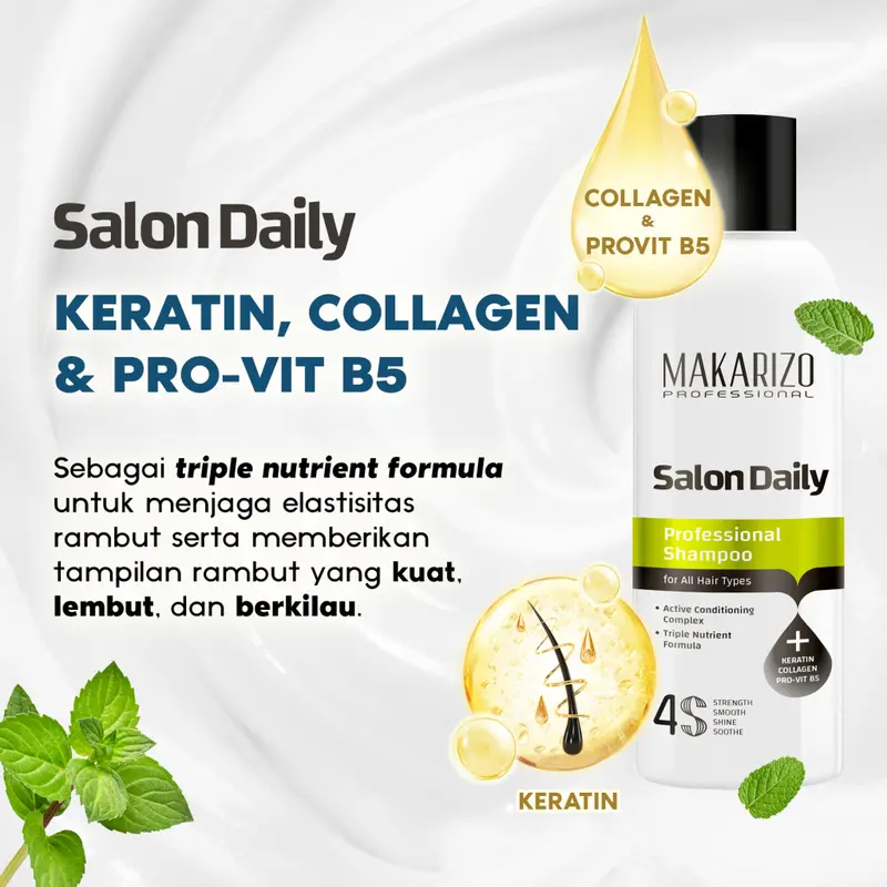 Makarizo Professional - Salon Daily Paket Anti Rambut Rontok dan Ketombe 3