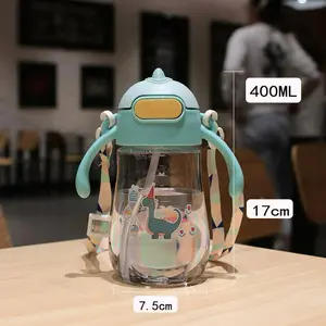 Botol Minum SELIYA Botol Minum Anak Model Gagang 2669 Free Tali Panjang Kapasitas 400 ml bpa free