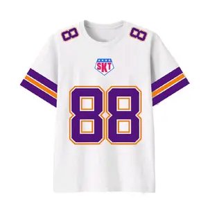 Oblong Jersy Ungu Unisex cewek/cowok Jersey