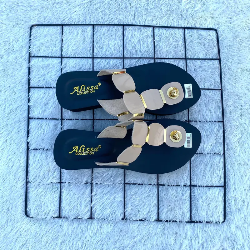 Alisa - Sandal wedges wanita Tinggi 5 CM - Sandal wedges Tali Kotak Cewek Sendal 4