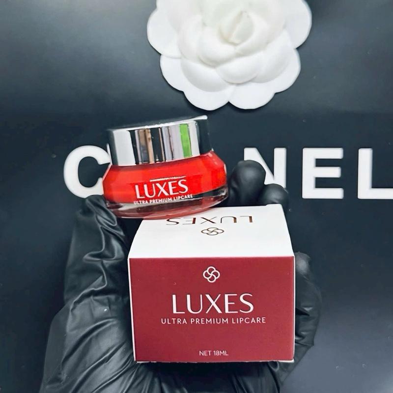 Son Dưỡng Môi LUXES Có Màu Hỗ Trợ Lên Màu Sau Phun Môi ,Cải Thiện Thâm Loang ,Dưỡng Ẩm Giúp Môi Mềm Mịn Hũ 18g
