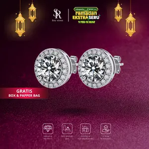Anting Fashion Aksesoris Perhiasan Permata Zircon Adjustable Errings Cassiopeia