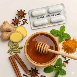 Kapsul Cinta isi 4 warna putih terbaik Dari rempah rempah pilihan