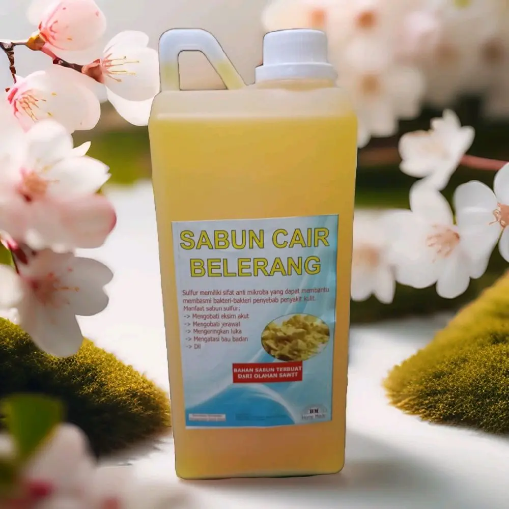 sabun cair belerang 1 liter Membersihkan